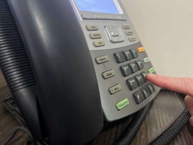 Photo of phone for emergency program