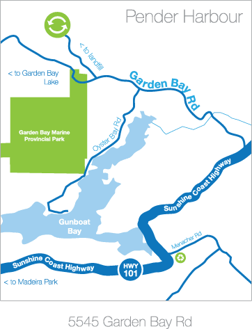 Pender Harbour Transfer Station Map