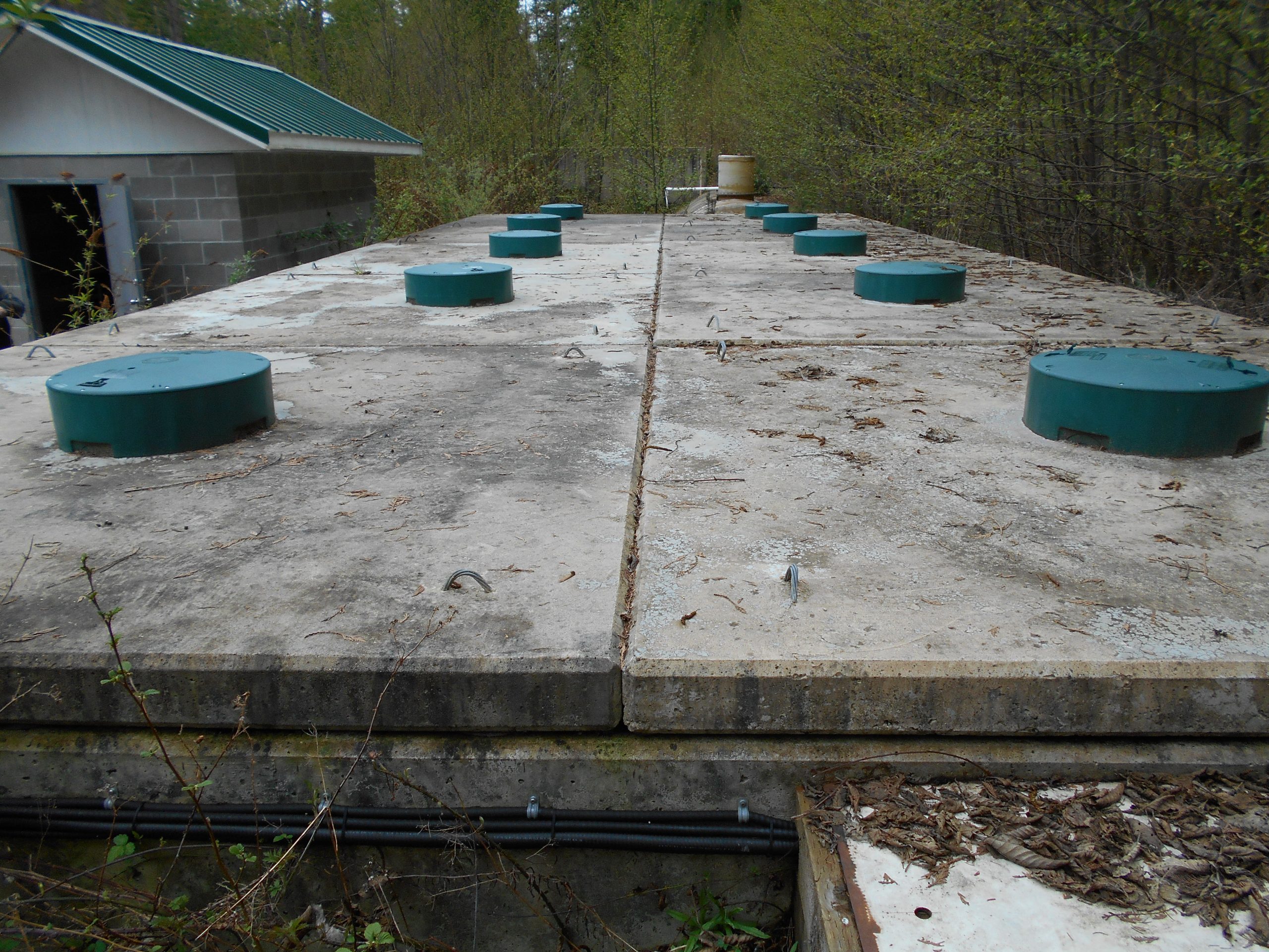 Photo of Sakinaw Ridge wastewater facility.