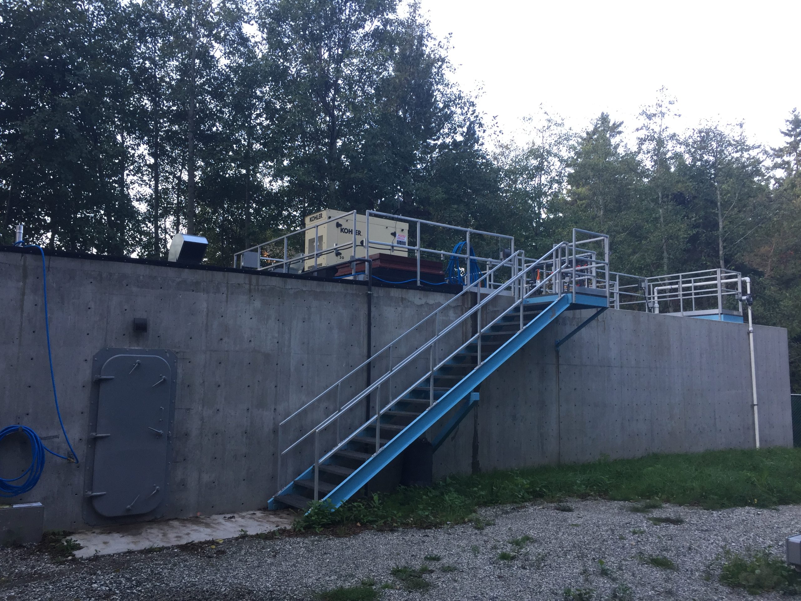This is a photo of the Square Bay wastewater facility.