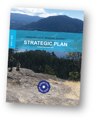This is the cover of the SCRD strategic plan document