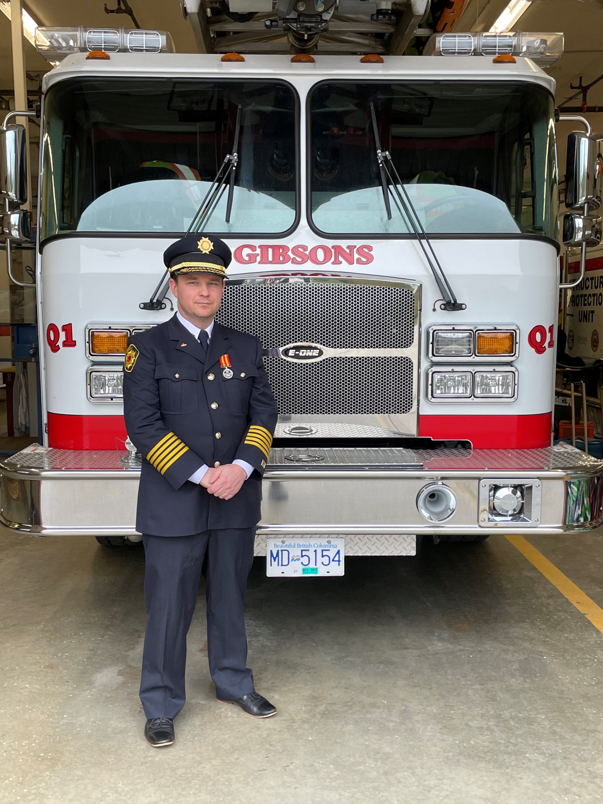 Picture of Gibsons Fire Chief Rob Michael